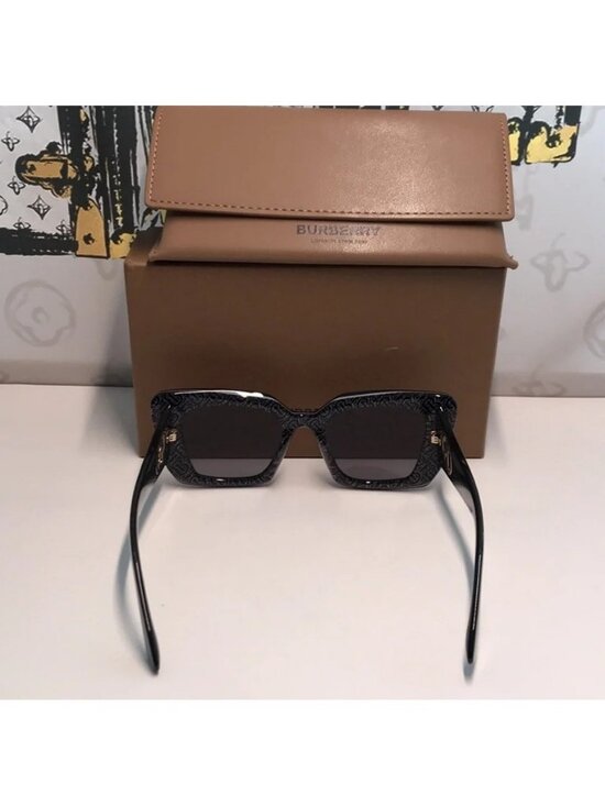 New Authentic Burberry BE4344 8450 Black Sunglasses main image 8